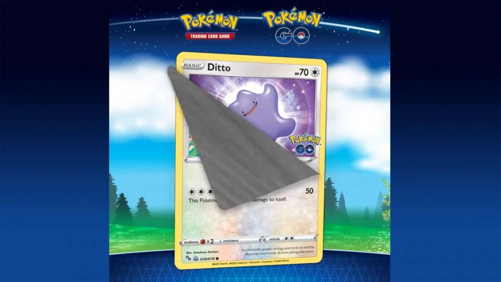 Peelable Ditto Card Revealed For Pokemon Trading Card Game Pokemon GO  Expansion – NintendoSoup